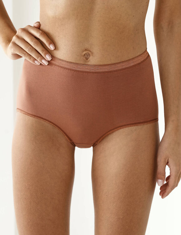 Culotte super maxi basique - lot de 3 (chocolat) Culotte super maxi basique - lot de 3 (chocolat)